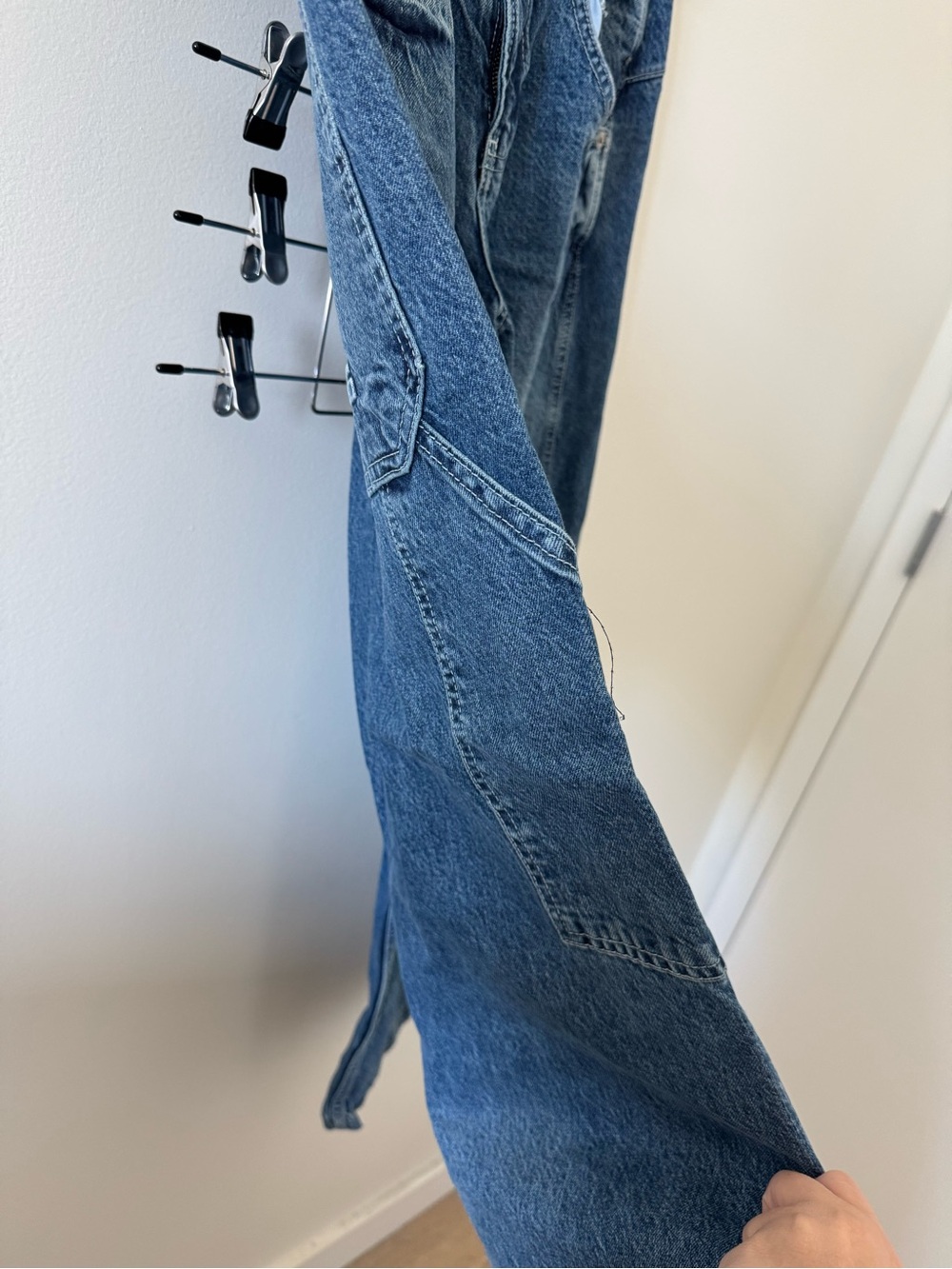 BDG Medium Blue Denim Carpenter Jeans - Picture 2 of 3